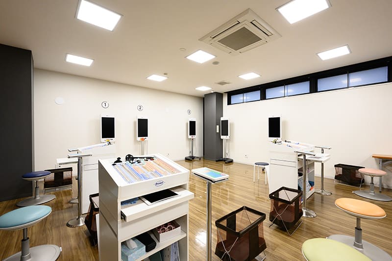 屈折検査および視力検査室